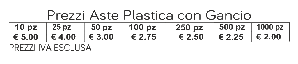 prezzi asta plastica con gancio prezzi asta plastica con gancio